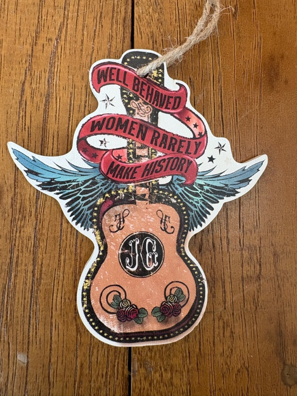 Junk gypsy Well Behaved Women Rarely Make History Ornament